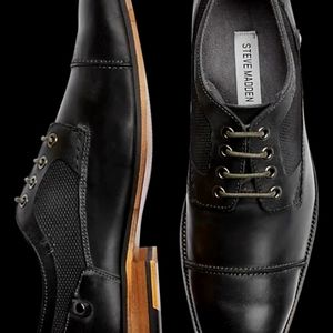 Steve Madden Jaceon Dark Gray Cap Toes Size 12